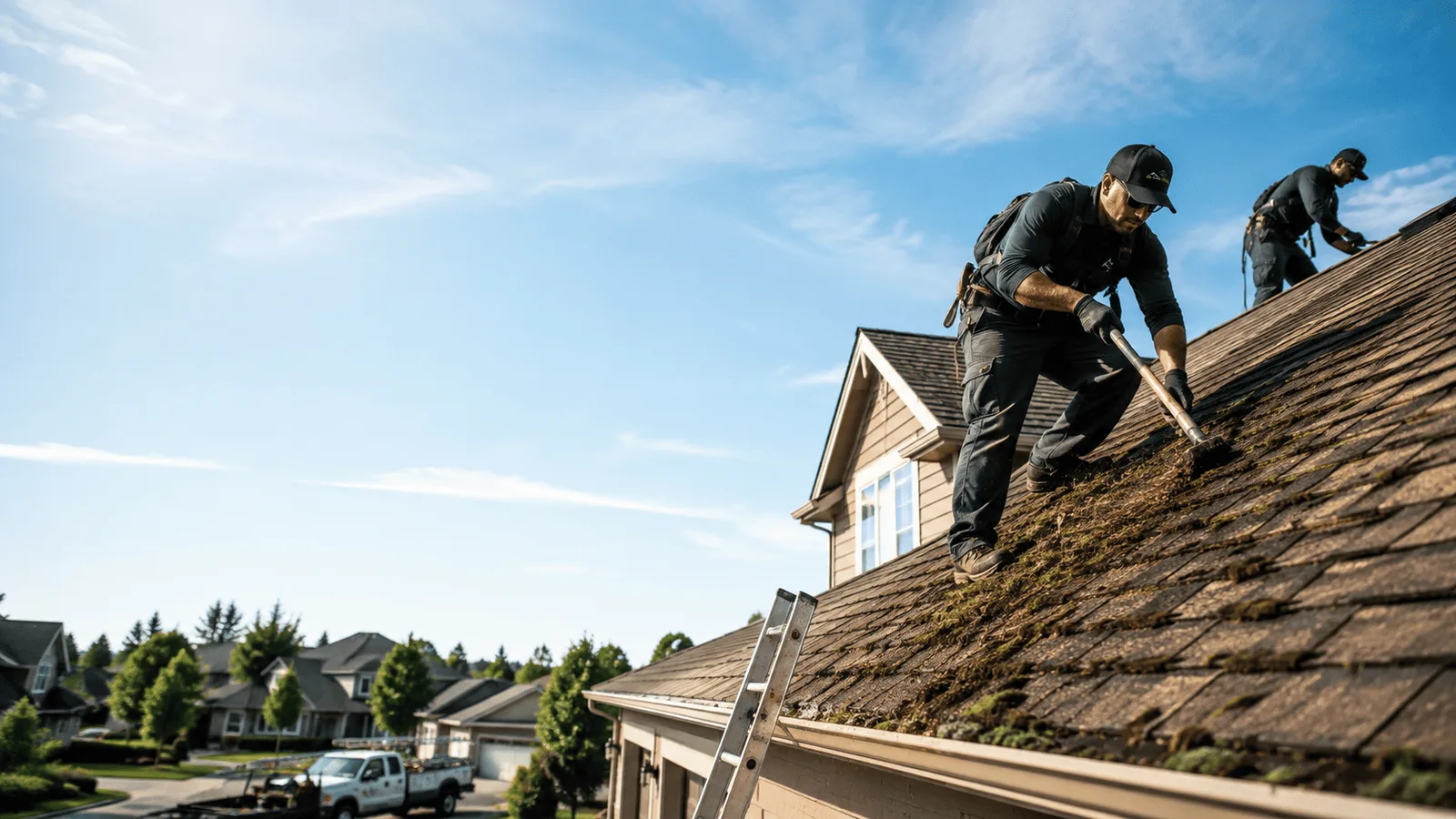 Roof Moss Removal in Black River Falls, WI near me